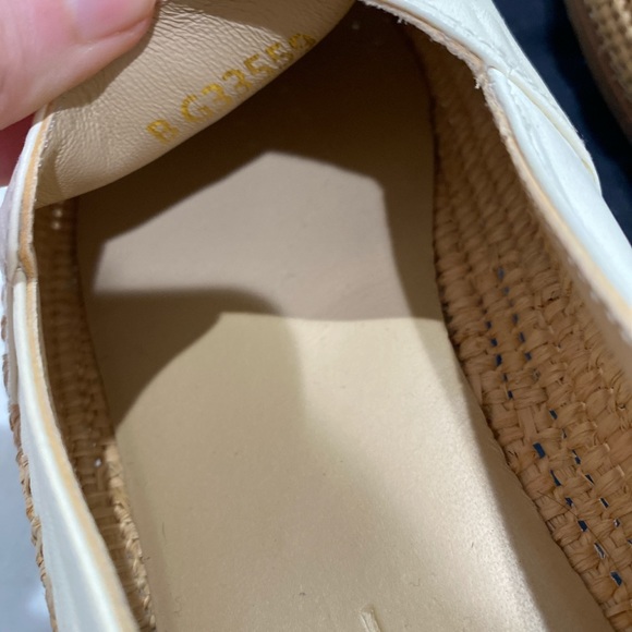 Chanel 18C lambskin leather CC woven raffia espadrilles - Picture 4 of 9